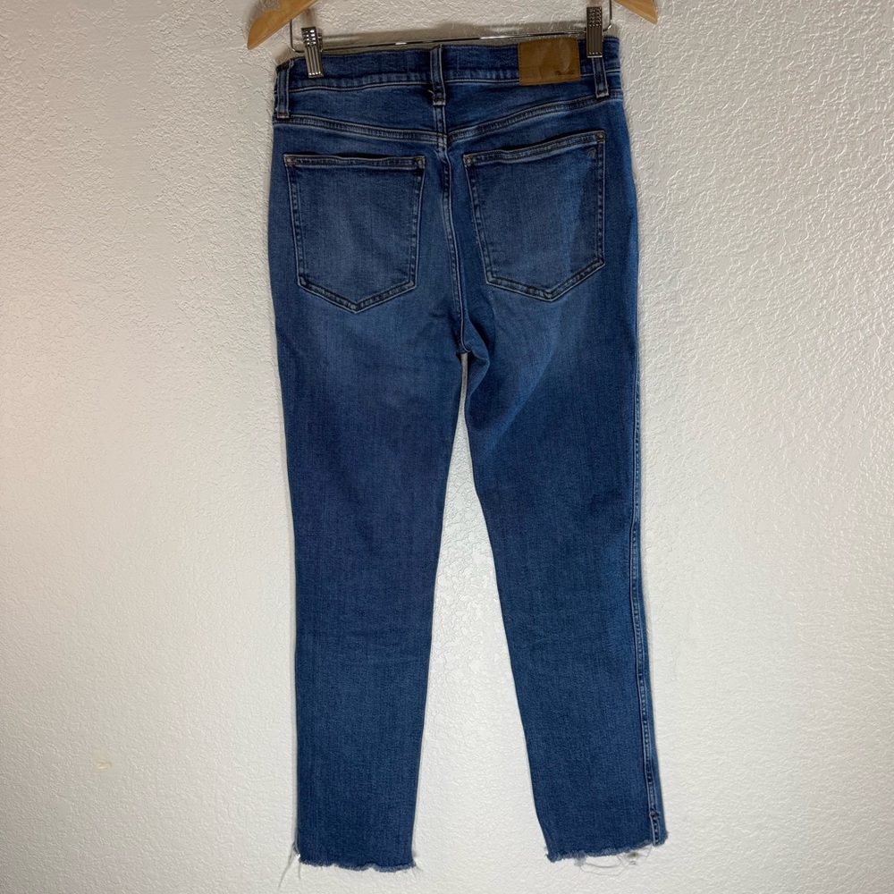 Madewell Mid Rise Stove Pipe Straight Leg Denim Jeans Women’s 28 Casual Staple - Picture 4 of 8